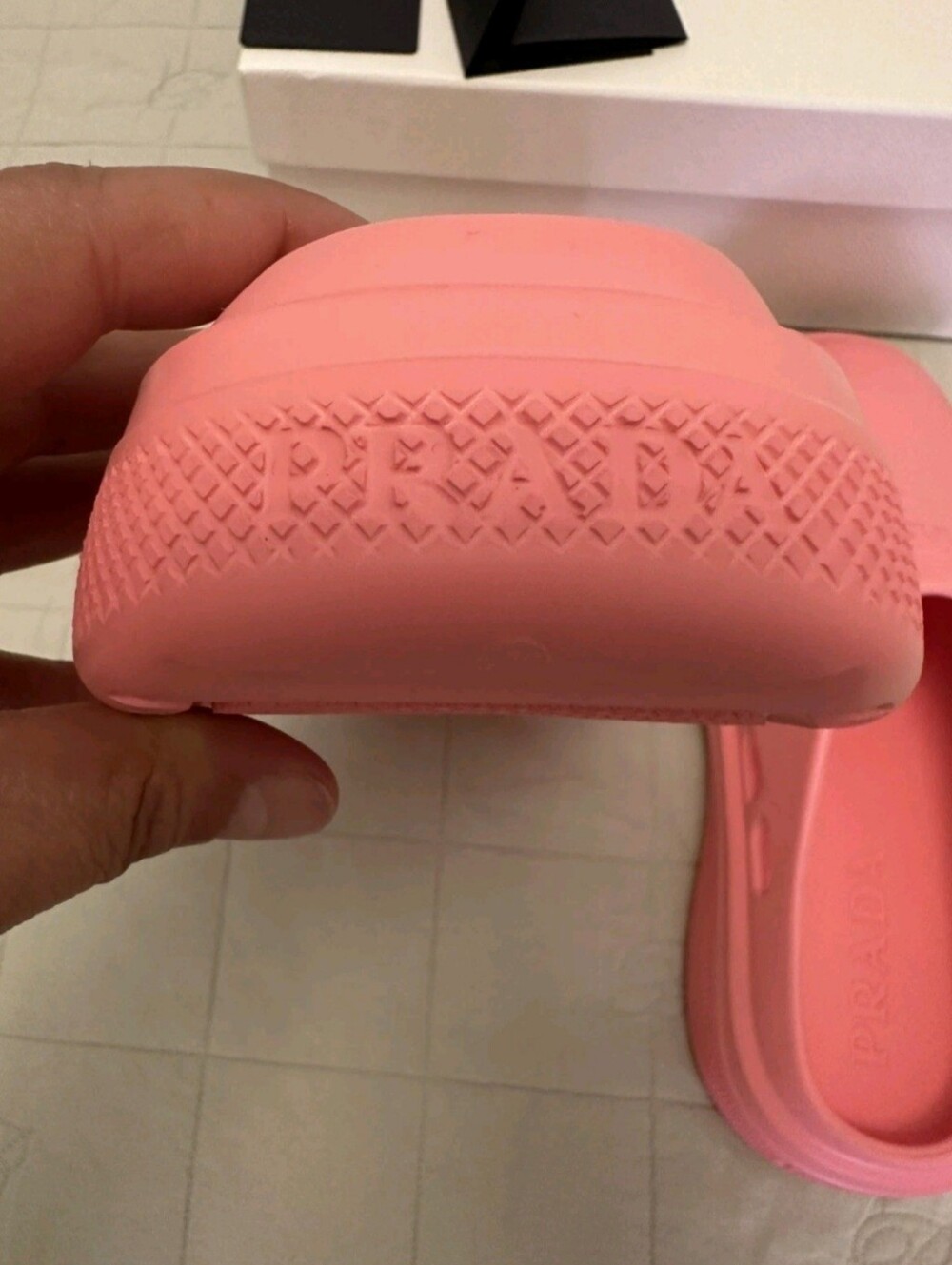 Prada Pink Mellow Mules - Picture 4 of 6